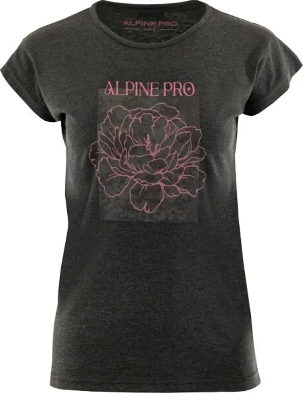 ALPINE PRO ALPINE PRO SEWRA Дамска тениска, черно, размер