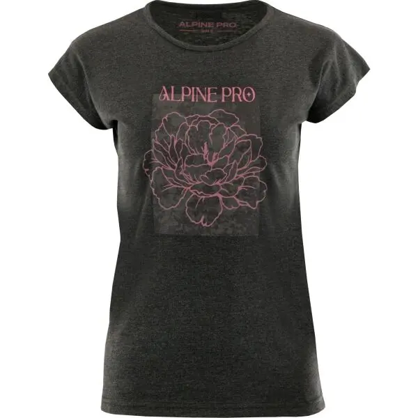 ALPINE PRO ALPINE PRO SEWRA Дамска тениска, черно, размер