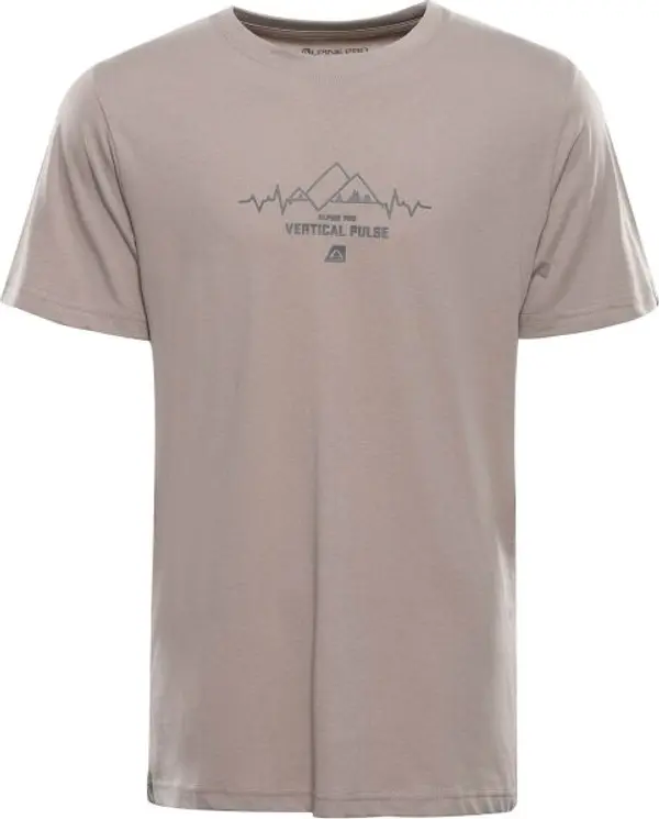 ALPINE PRO ALPINE PRO TERMES 3 Мъжка тениска, сиво, размер