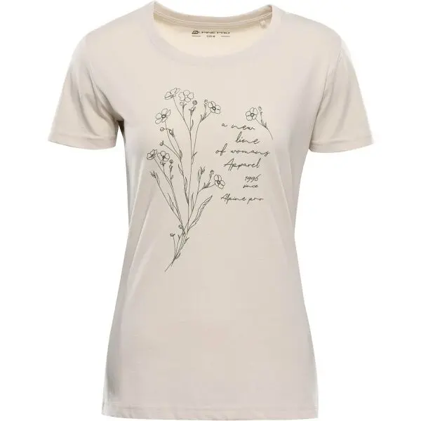 ALPINE PRO ALPINE PRO TERMESA 3 Дамска тениска, бежово, размер