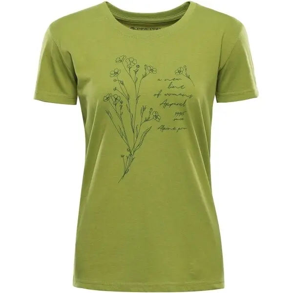 ALPINE PRO ALPINE PRO TERMESA 3 Дамска тениска, зелено, размер
