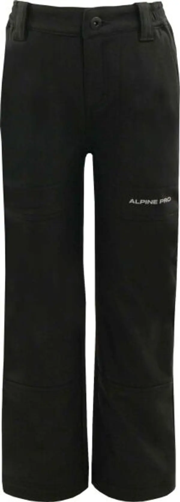 ALPINE PRO ALPINE PRO TEWRO Детски панталони от  softshell, черно, размер 140-146