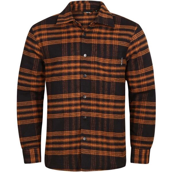 ALPINE PRO ALPINE PRO UFER Мъжка риза, кафяво, размер