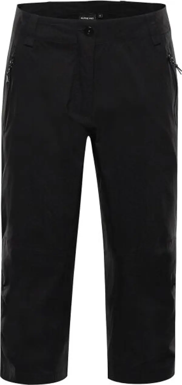 ALPINE PRO ALPINE PRO ULINA Дамски капри панталон, черно, размер