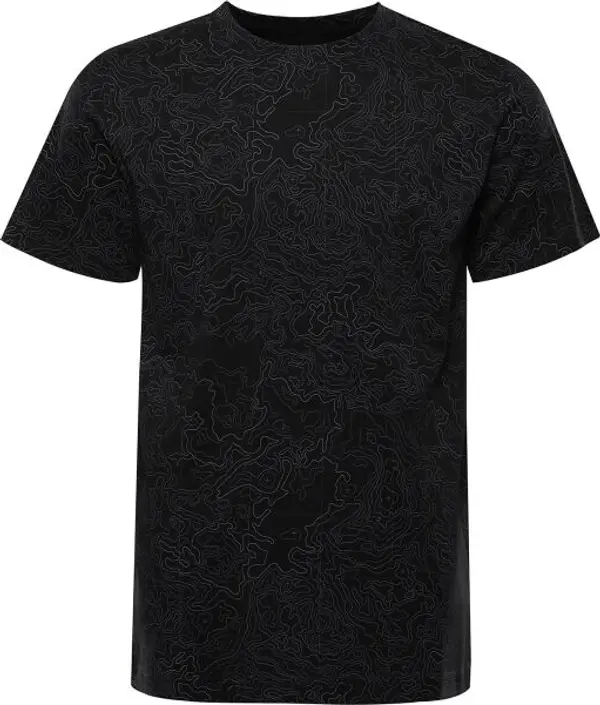 ALPINE PRO ALPINE PRO URAM Мъжка тениска, черно, размер