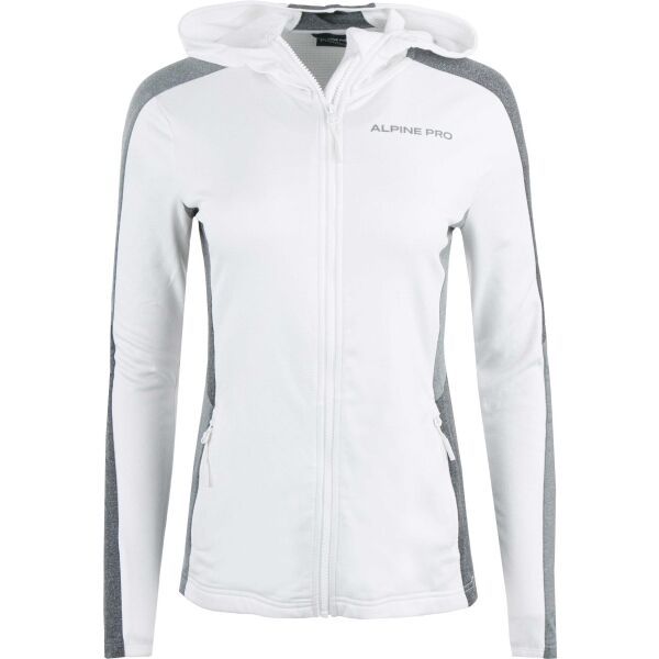 ALPINE PRO ALPINE PRO USETA Дамски суитшърт, бяло, размер
