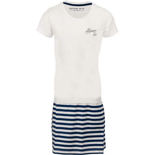 ALPINE PRO ALPINE PRO VAHNO Детска рокля, бяло, размер