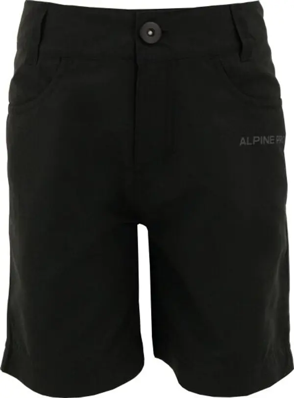 ALPINE PRO ALPINE PRO VASO Детски къси панталони, черно, размер 128-134