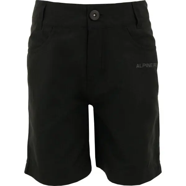 ALPINE PRO ALPINE PRO VASO Детски къси панталони, черно, размер 152-158