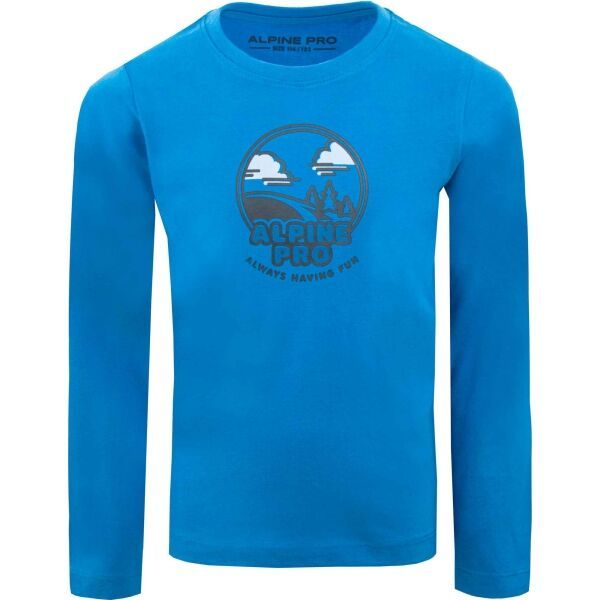 ALPINE PRO ALPINE PRO VELDO Момчешка тениска, синьо, размер
