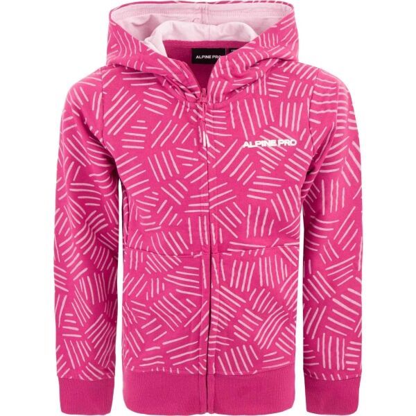 ALPINE PRO ALPINE PRO VELQO Суитшърт за момичета, розово, размер