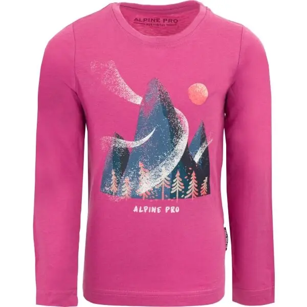 ALPINE PRO ALPINE PRO VERMO Детска тениска, розово, размер 104-110