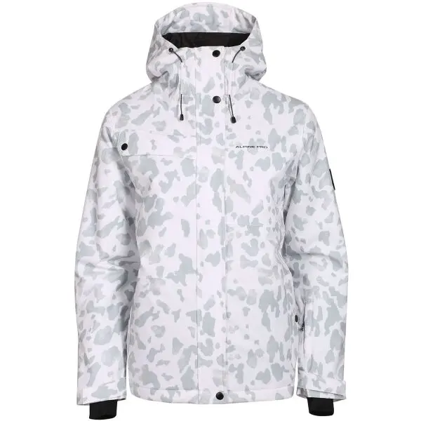 ALPINE PRO ALPINE PRO ВЕВА Дамско ски яке, бяло, размер