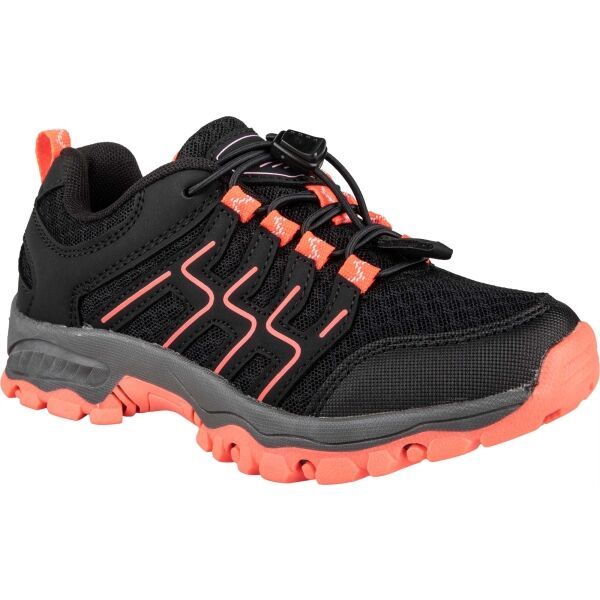 ALPINE PRO ALPINE PRO VIASO Детски туристически обувки, черно, размер