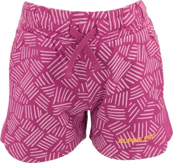 ALPINE PRO ALPINE PRO VIOLO Къси панталони за момичета, розово, размер 140-146