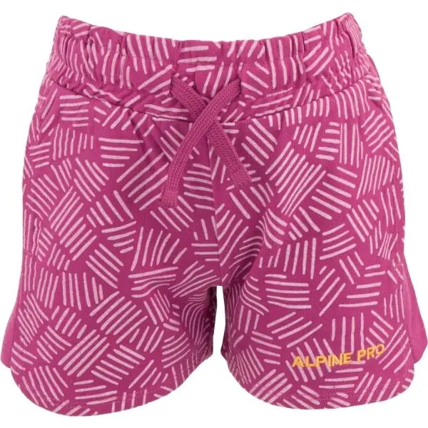 ALPINE PRO ALPINE PRO VIOLO Къси панталони за момичета, розово, размер 152-158