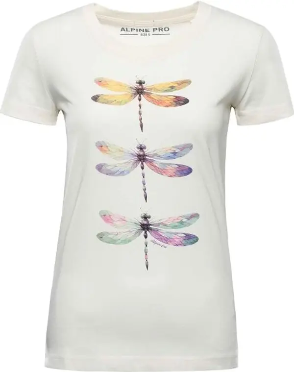 ALPINE PRO ALPINE PRO VRASA Дамска тениска, бяло, размер