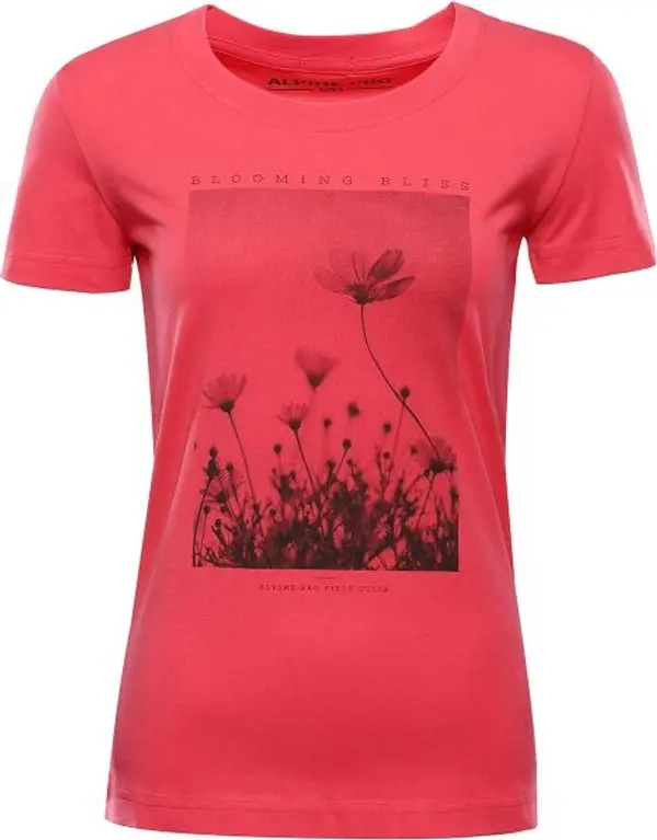 ALPINE PRO ALPINE PRO VRASA Дамска тениска, розово, размер