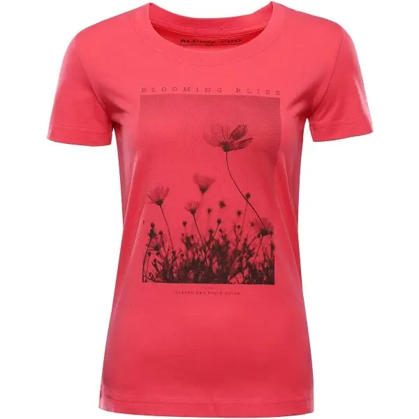 ALPINE PRO ALPINE PRO VRASA Дамска тениска, розово, размер