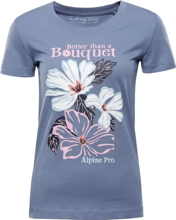 ALPINE PRO ALPINE PRO VRASA Дамска тениска, светлосиньо, размер