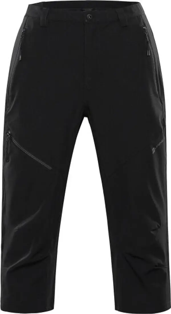 ALPINE PRO ALPINE PRO WEDER Мъжки три четвърти панталони, черно, размер