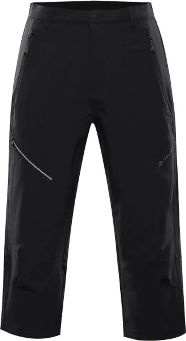 ALPINE PRO ALPINE PRO WEDER Мъжки три четвърти панталони, черно, размер