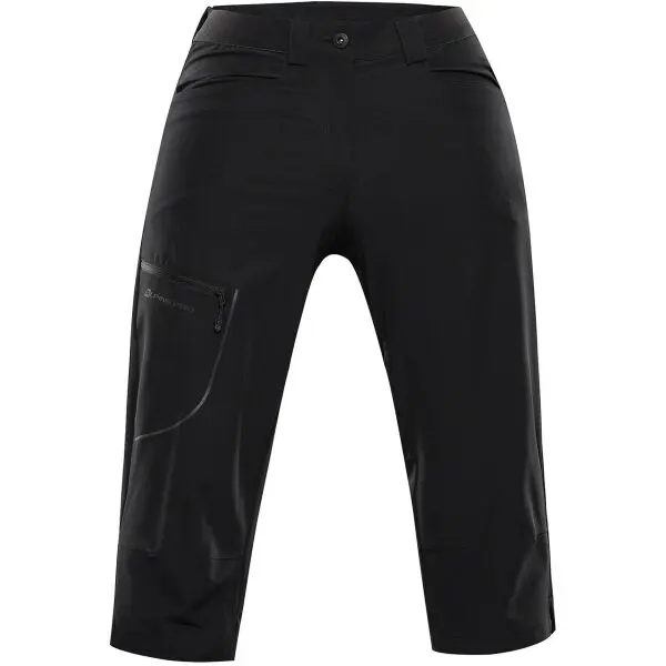 ALPINE PRO ALPINE PRO WEDERA 2 Дамски три четвърти панталони, черно, размер