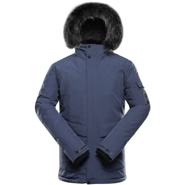ALPINE PRO ALPINE PRO WERD 2 Мъжко зимно яке, тъмносиво, размер 4XL