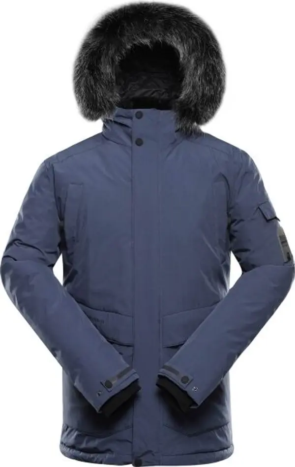 ALPINE PRO ALPINE PRO WERD 2 Мъжко зимно яке, тъмносиво, размер 5XL