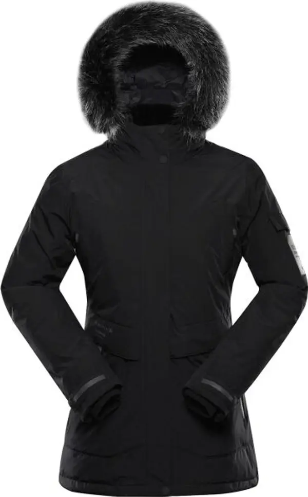 ALPINE PRO ALPINE PRO WERDA 2 Дамско зимно яке, черно, размер