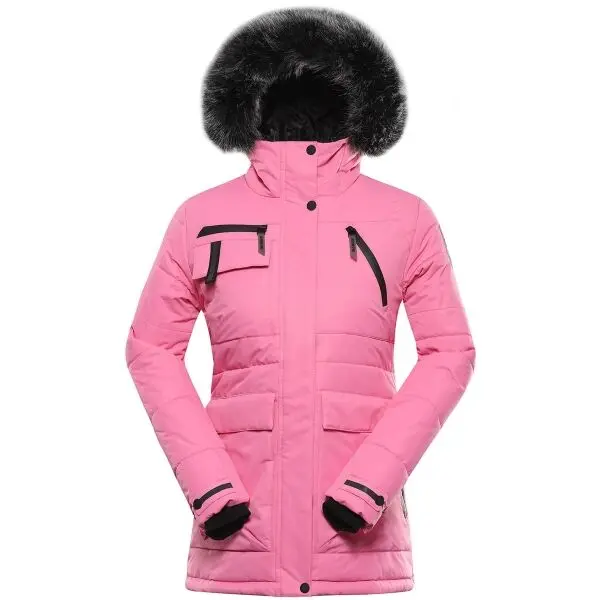 ALPINE PRO ALPINE PRO WERDA Дамско зимно яке, розово, размер
