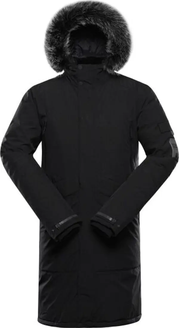 ALPINE PRO ALPINE PRO WUSS Мъжко зимно яке, черно, размер