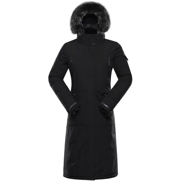 ALPINE PRO ALPINE PRO WUSSA Дамско зимно палто, черно, размер