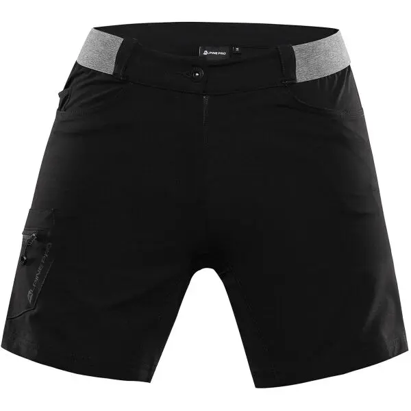 ALPINE PRO ALPINE PRO ZAMBA 3 Дамски шорти, черно, размер