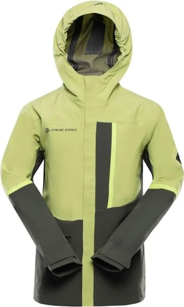 ALPINE PRO ALPINE PRO ZARRO 3 Детско яке с мембрана, зелено, размер 164-170