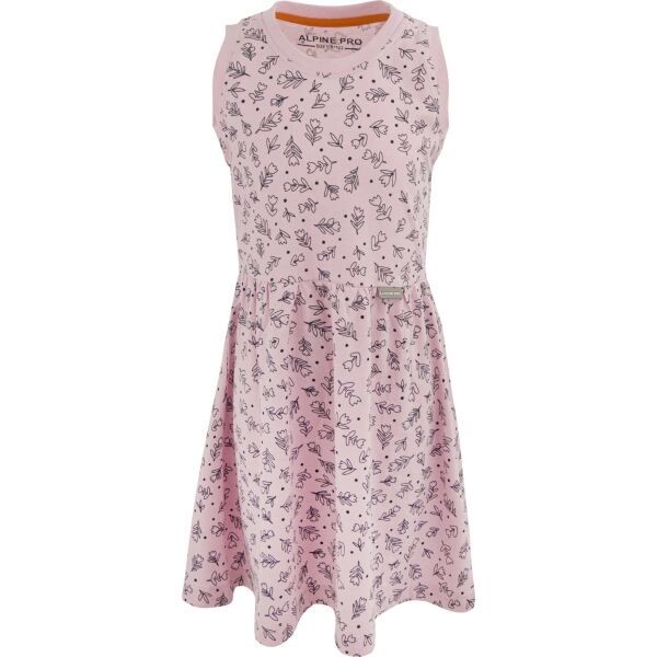 ALPINE PRO ALPINE PRO ZELO Рокля за момичета, розово, размер