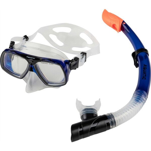 AQUATIC AQUATIC FOX SET Комплект за гмуркане, синьо, размер