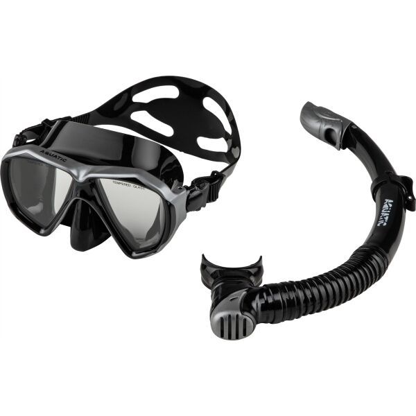 AQUATIC AQUATIC SHARK SET Комплект за гмуркане, черно, размер