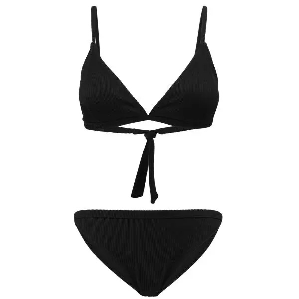 AQUOS AQUOS ATTY Дамски бански костюм от две части, черно, размер