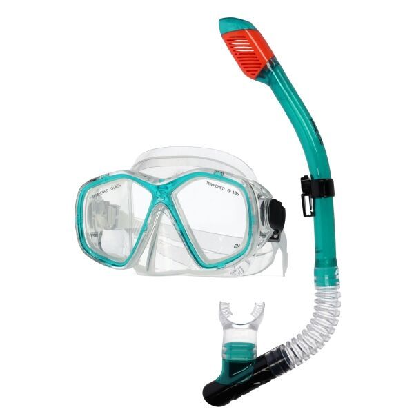 AQUOS AQUOS BARRACUDA SCUP Комплект за гмуркане, зелено, размер