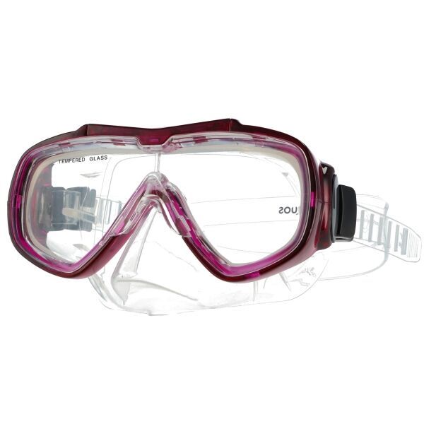 AQUOS AQUOS BASS Маска за гмуркане, лилаво, размер