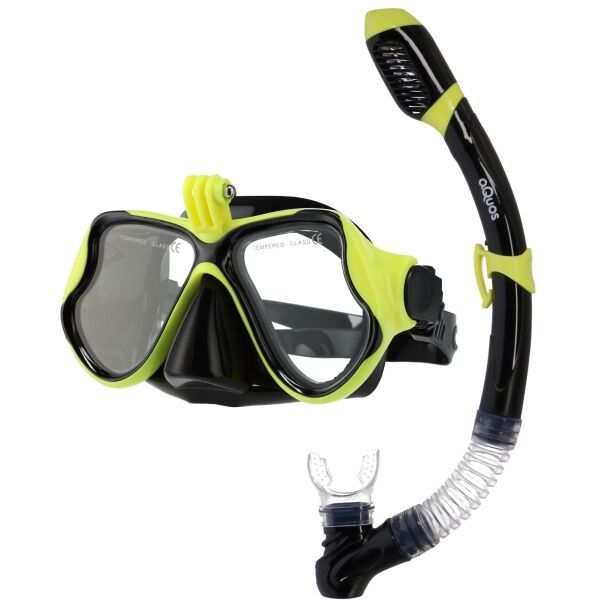 AQUOS AQUOS BURI-G SHARK Комплект за гмуркане, жълто, размер