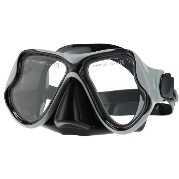 AQUOS AQUOS BURI Маска -шнорхел, сиво, размер