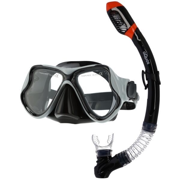 AQUOS AQUOS BURI SHARK Комплект за гмуркане, сиво, размер