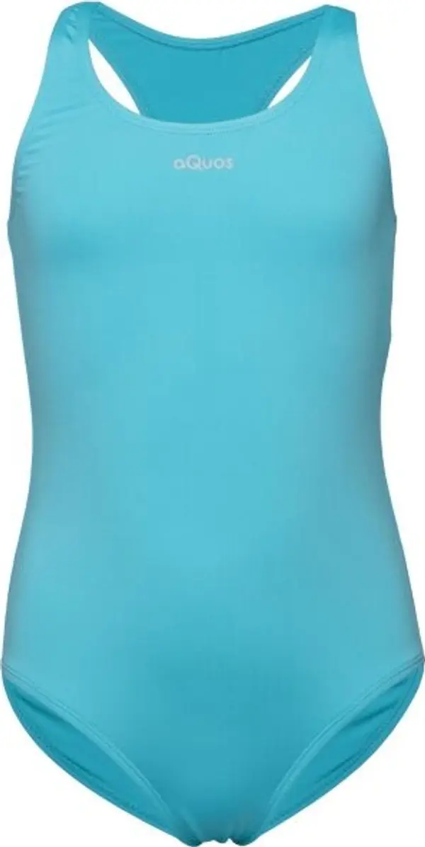 AQUOS AQUOS FOK Цял бански за момичета, светлосиньо, размер 128-134