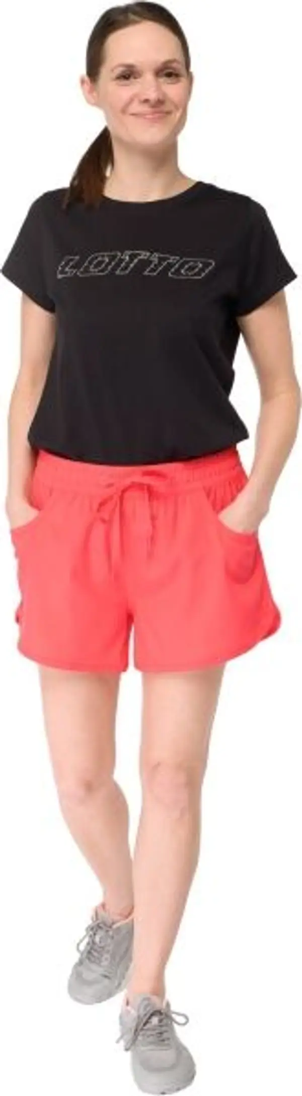 AQUOS AQUOS IDELLE Дамски шорти от леко еластична материя, розово, размер