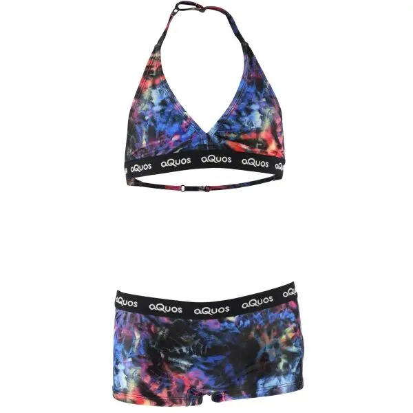AQUOS AQUOS KESTREL Спортен бански от две части за момичета, микс, размер 116-122