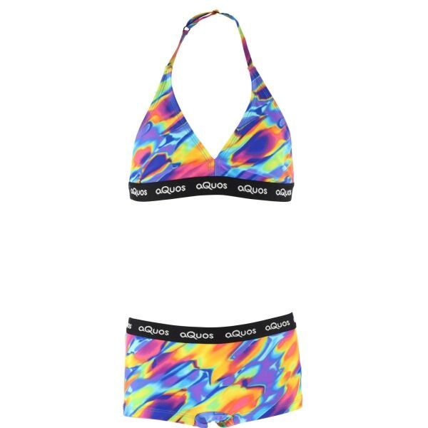 AQUOS AQUOS KESTREL Спортен бански от две части за момичета, микс, размер