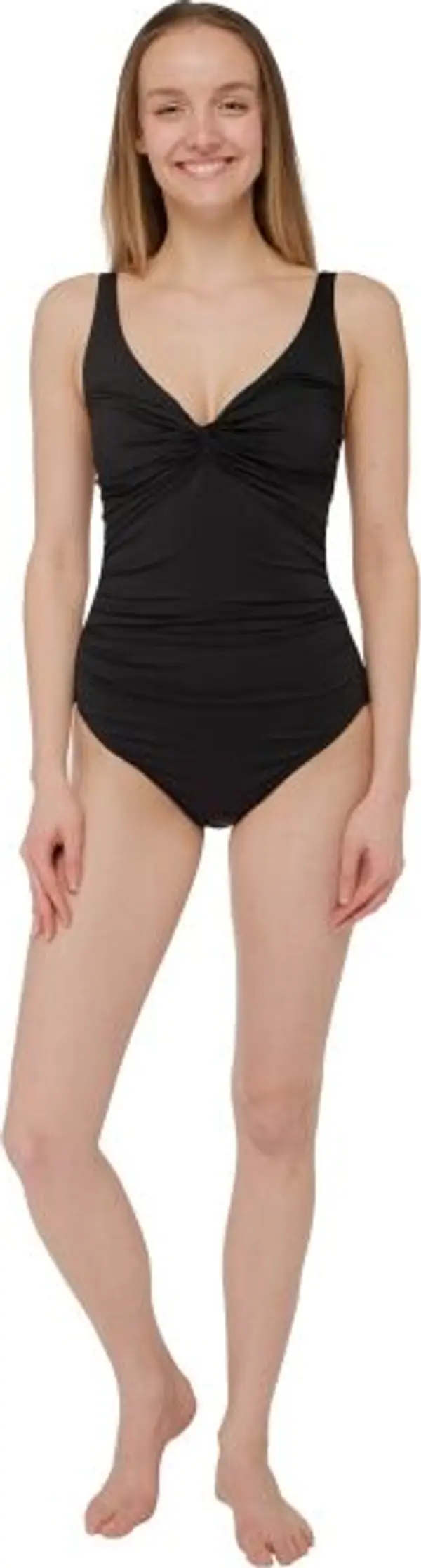 AQUOS AQUOS LATKA Дамски цял бански, черно, размер