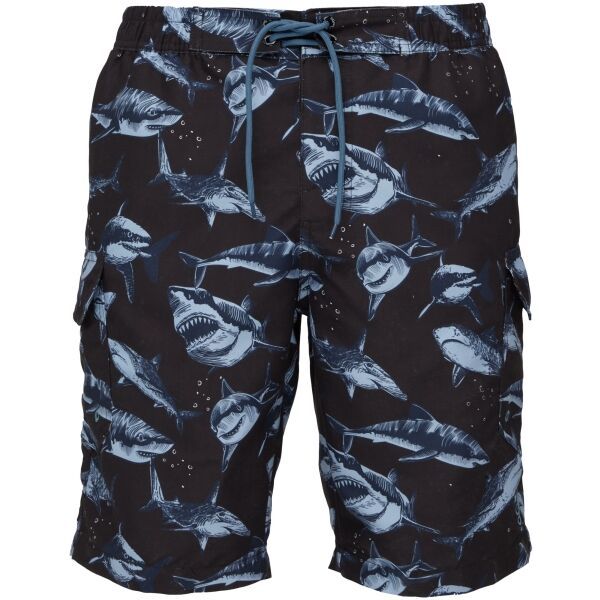 AQUOS AQUOS PRESTON Мъжки бански - шорти, черно, размер